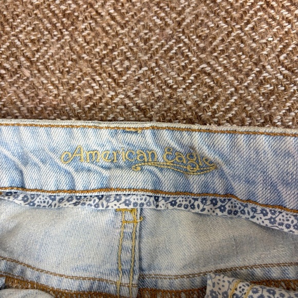 Vtg American Eagle Shorts Womens 2 Shortie Cut Off Low Rise Distressed Y2KPreppy - Picture 3 of 8